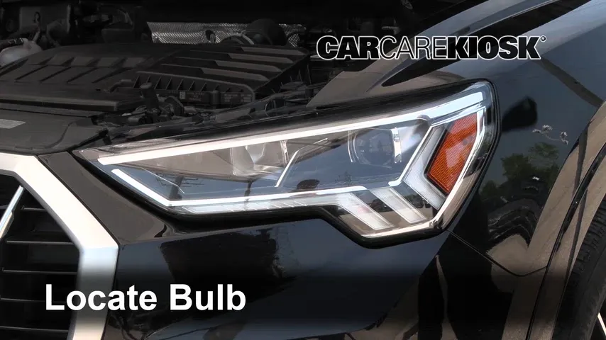 2020 Audi Q3 Premium Plus 2.0L 4 Cyl. Turbo Lights Headlight (replace bulb)